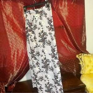 Floral purple lavender wrap dress